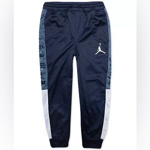 Jordan Toddler Boys Colorblocked Mesh Joggers size 2-3 years old blue sweatpants